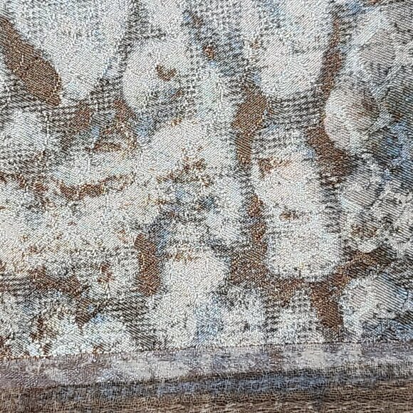 Chapel Hill Chocolate Madagascar Sheer Rod Pocket Curtains 2 Panels 63" Long - Picture 6 of 8